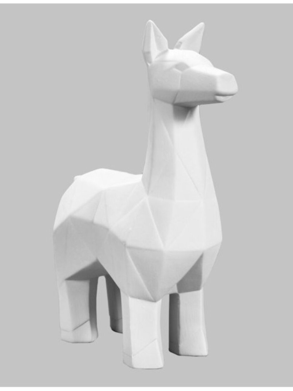 MAYCO Faceted Llama Bisque MB1539 Figurine Ceramic Pottery 9.5" Unfinished Art - Picture 2 of 9